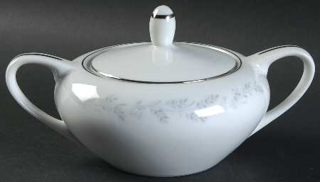 Eg3301 (White Background) Sugar Bowl & Lid