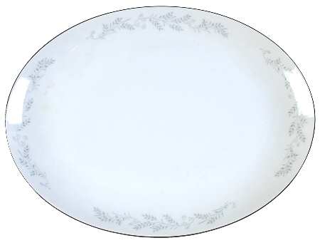 Eg3301 (White Background) 12" Oval Serving Platter