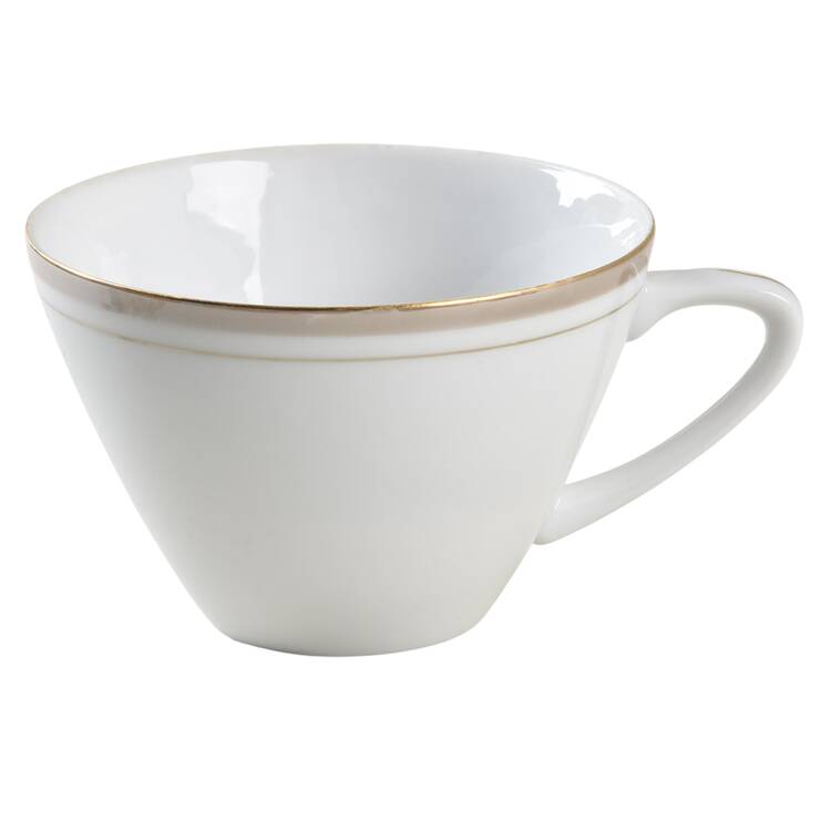 Golden Elegance Flat Cup