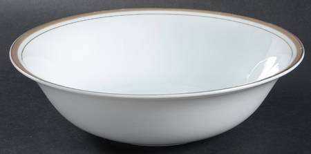 Golden Elegance 9" Round Vegetable Bowl