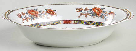 Mandarin 10" Oval Vegetable Bowl