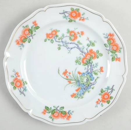 Orange Tree Salad Plate