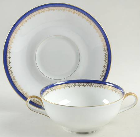 Richelieu Flat Cream Soup Bowl & Saucer Set