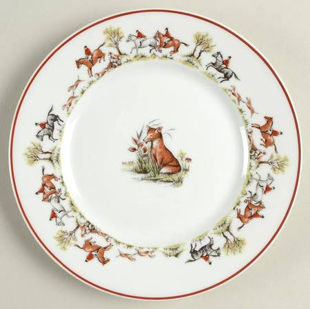Tally Ho Bread & Butter Plate