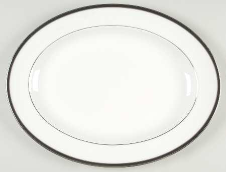 Oxford Midnight 13" Oval Serving Platter
