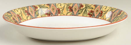 Cinnabar 10" Oval Vegetable Bowl