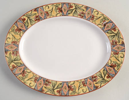 Cinnabar 13" Oval Serving Platter