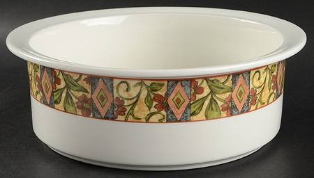Cinnabar Round Vegetable No Lid