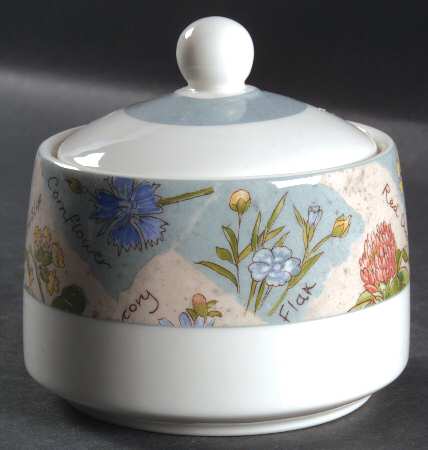 Wildflowers Sugar Bowl & Lid