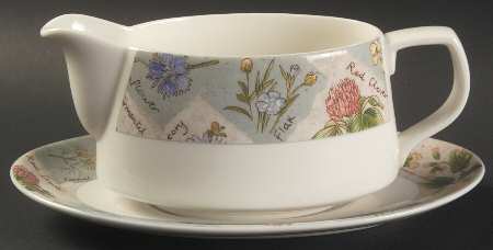 Wildflowers Gravy Boat & Underplate