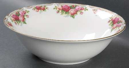 English Roses 9" Round Vegetable Bowl