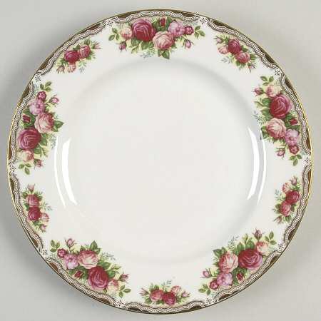 English Roses Salad Plate