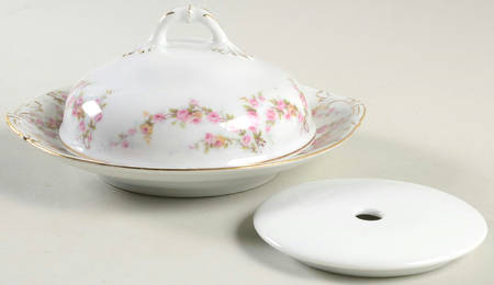 RSC15 Round Covered Butter with Strainer