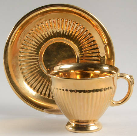 Golden Age Footed Cup & Saucer Set