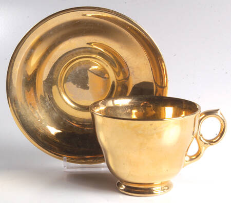 Golden Age Footed Cup & Saucer Set