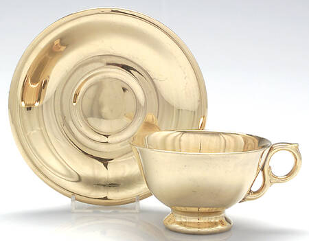 Golden Age Footed Cup & Saucer Set