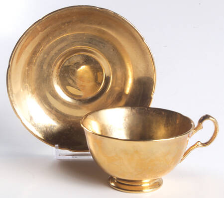 Golden Age Footed Cup & Saucer Set