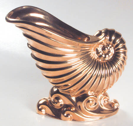 Golden Age Nautilus Vase