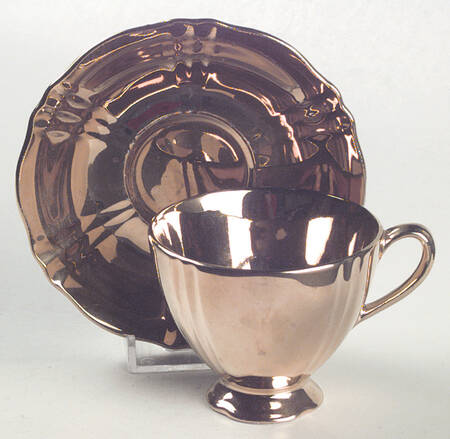 Golden Age Footed Demitasse Cup & Saucer Set