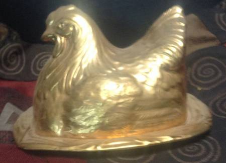 Golden Age 1/4 Pound Figural Covered Butter