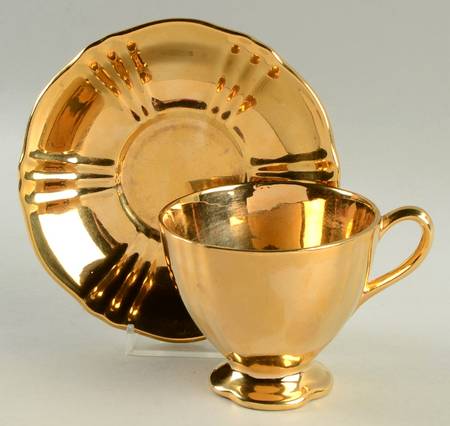 Golden Age Footed Cup & Saucer Set