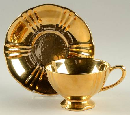 Golden Age Footed Cup & Saucer Set