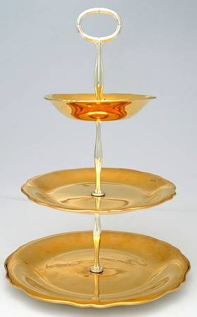 Golden Age 3-Tiered Serving Tray (DP, SP, FR)