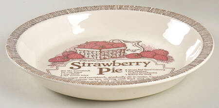 Country Harvest Series 10" Pie Baking Plate
