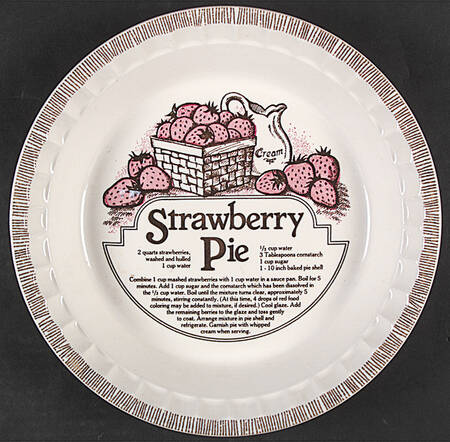 Country Harvest Series 11" Pie Baking Plate