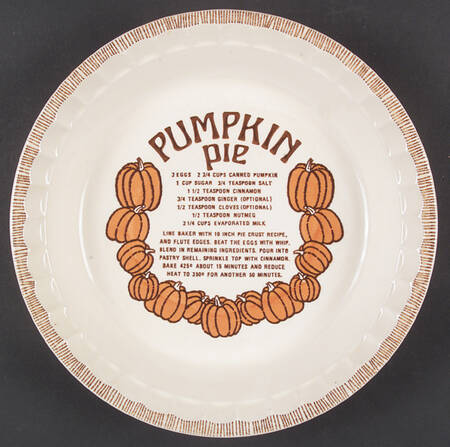 Country Harvest Series 11" Pie Baking Plate