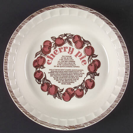 Country Harvest Series 11" Pie Baking Plate