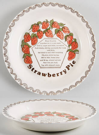 Country Harvest Series 10" Pie Baking Plate