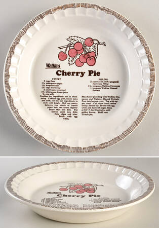 Country Harvest Series 11" Pie Baking Plate