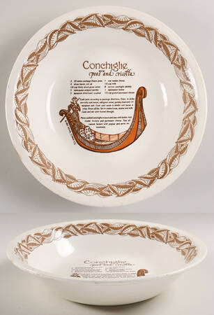 Country Harvest Series 11" Large Salad Serving Bowl