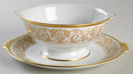 3292 Gravy Boat with Attached Underplate
