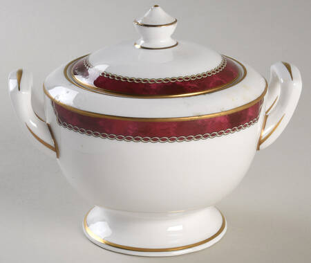 Medici Ruby Sugar Bowl & Lid