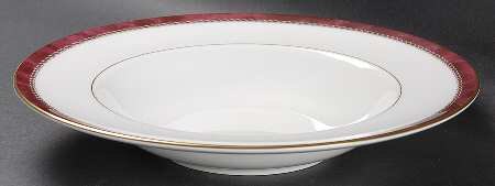 Medici Ruby Large Rim Soup Bowl