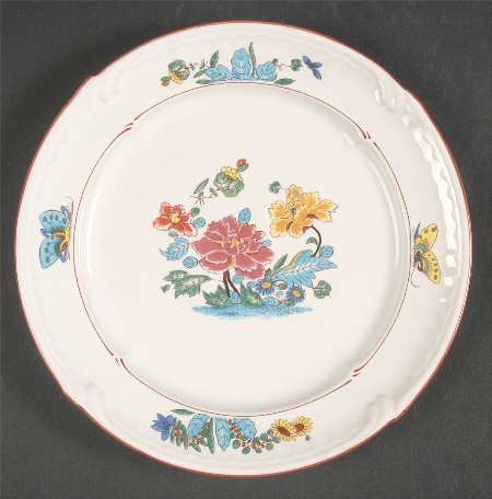 Chinese Bouquet Bread & Butter Plate