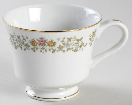Petit Fleur (Gold Trim) Footed Cup