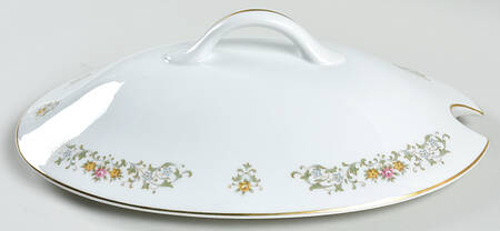 Petit Fleur (Gold Trim) Lid for Oval Tureen