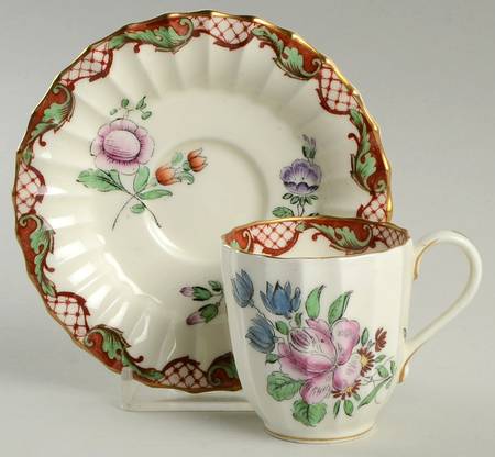 Caroline Flat Demitasse Cup & Saucer Set