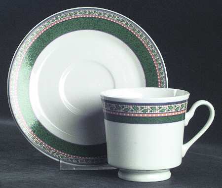 Camelot Footed Cup & Saucer Set