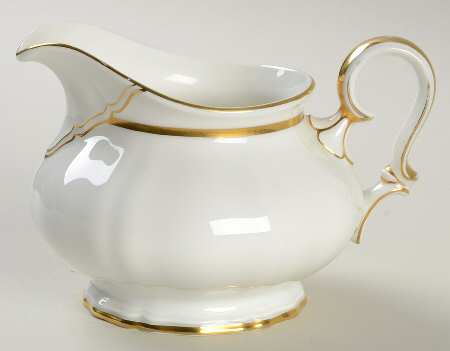 1129 (Chippendale, White) Creamer