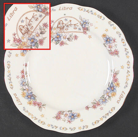 Zodiac Series Salad Plate