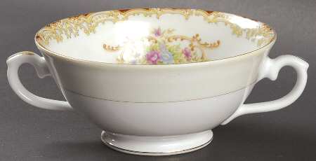 RNW4 Footed Cream Soup Bowl