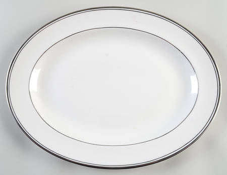 Oxford Platinum 13" Oval Serving Platter