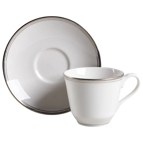 Flat Cup & Saucer Set