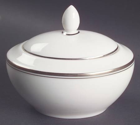 Oxford Platinum Sugar Bowl & Lid