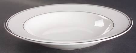 Oxford Platinum Large Rim Soup Bowl