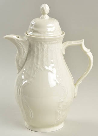 Sanssouci (Ivory, No Trim) Coffee Pot & Lid